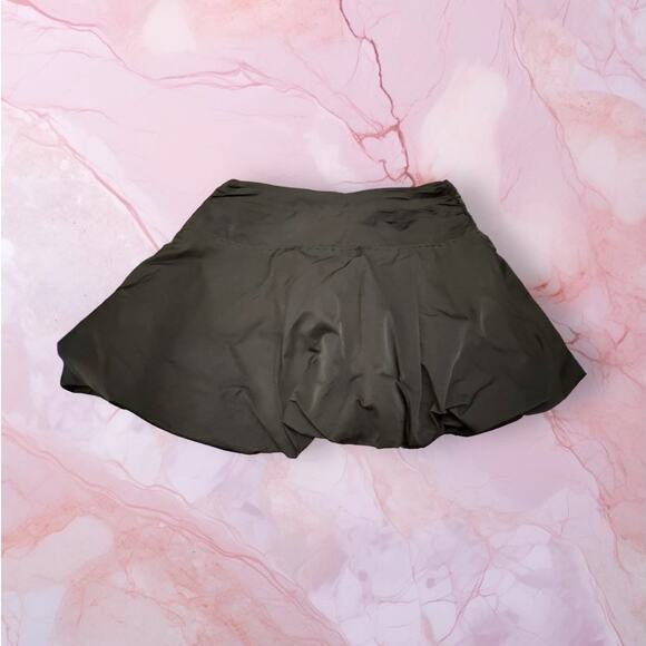 Flavio Castellani Made in Italy Black Ruched Mini Skirt Size M (6) - Picture 8 of 9